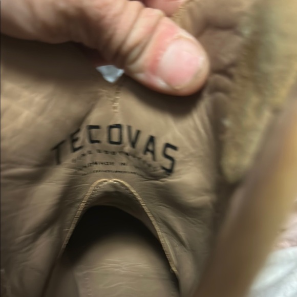 Tecovas Tan Suede Cowboy Boots - Picture 2 of 5